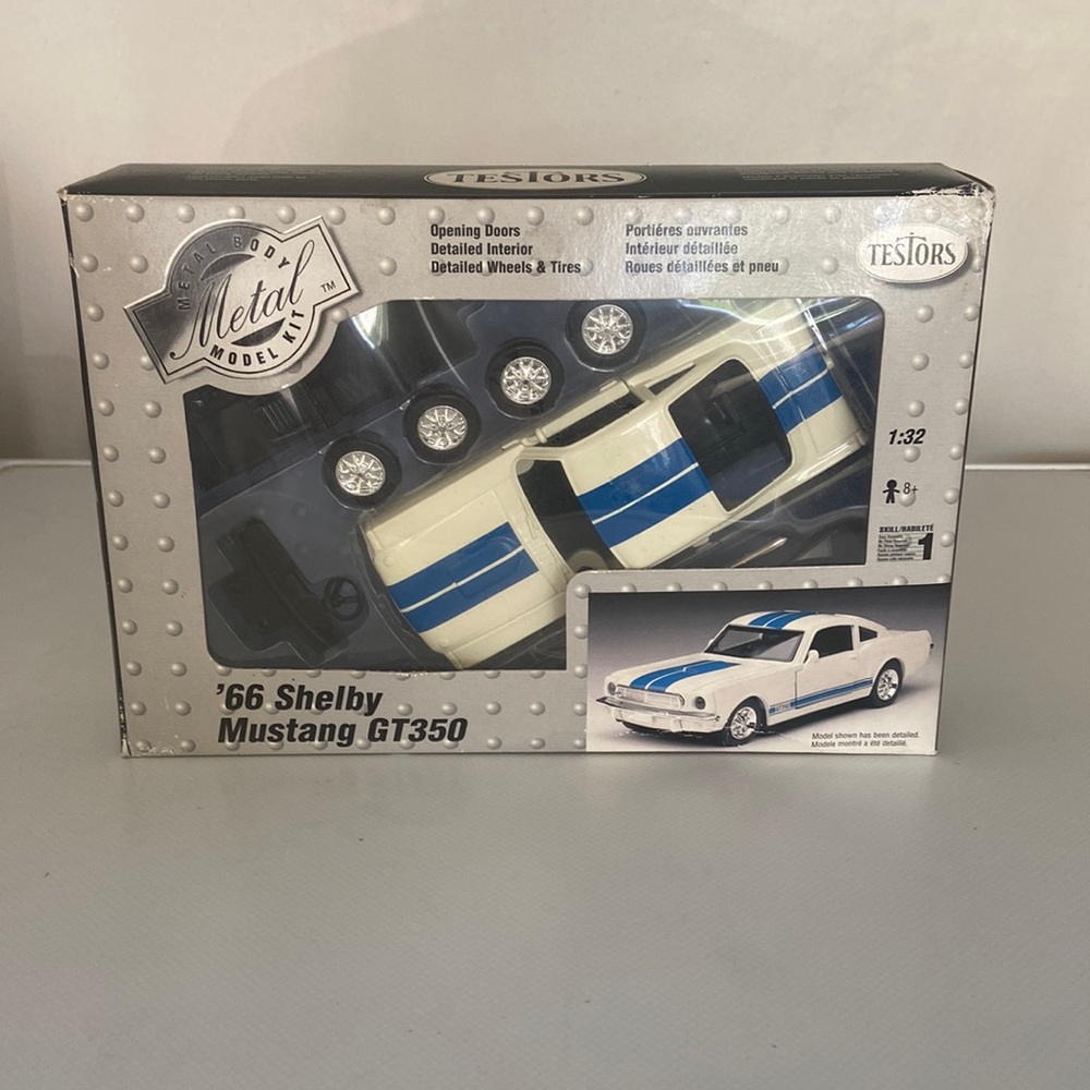 1966 Shelby Mustang GT350 Testors Model Kit